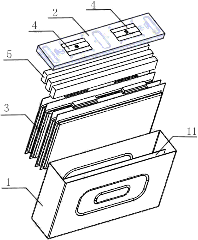 Soft package battery cell small module and grouping method thereof