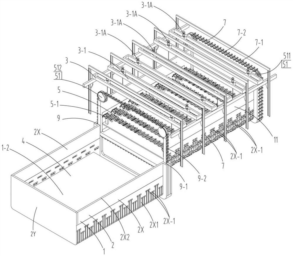 Sinking construction device for assembly type underground building