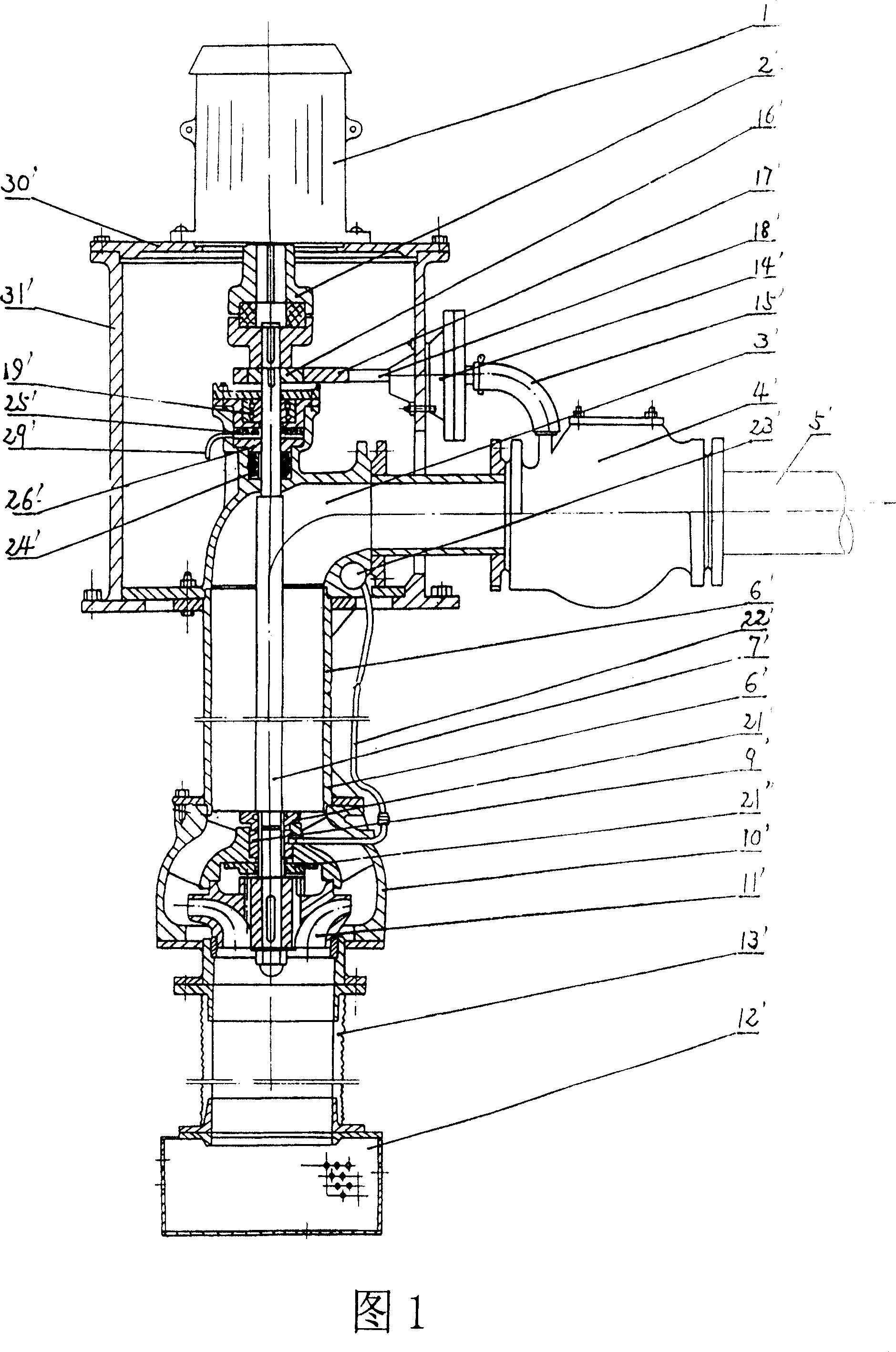 Strong selfpriming pump