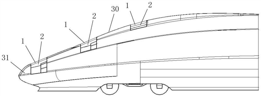 A double-layer wind resistance braking device, a double-layer driver's cab structure and a high-speed train