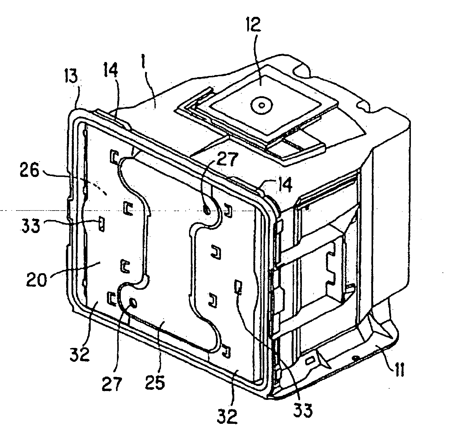 Substrate storage container