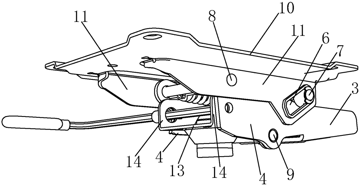 Locking mechanism of backrest-seat synchronous linkage device for office chair