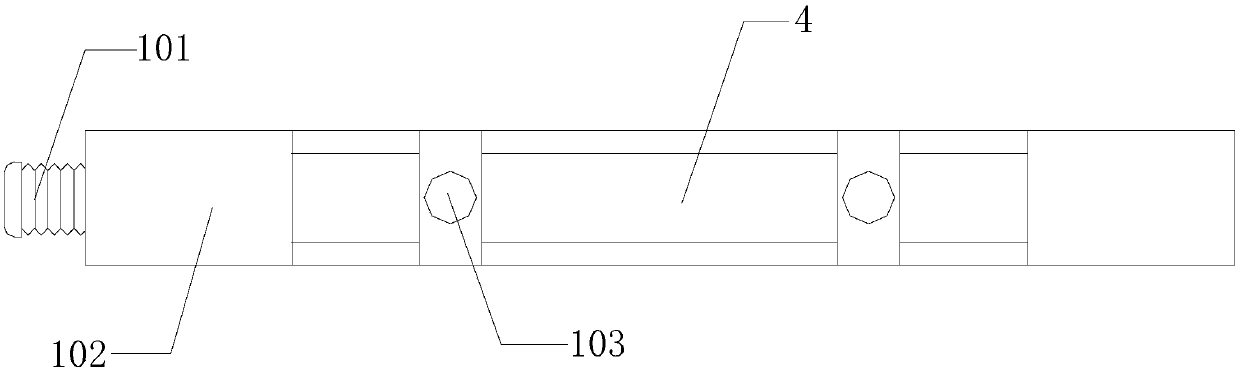 Quick battery replacement device for pure electric automobile by employing gas pressure linkage principle