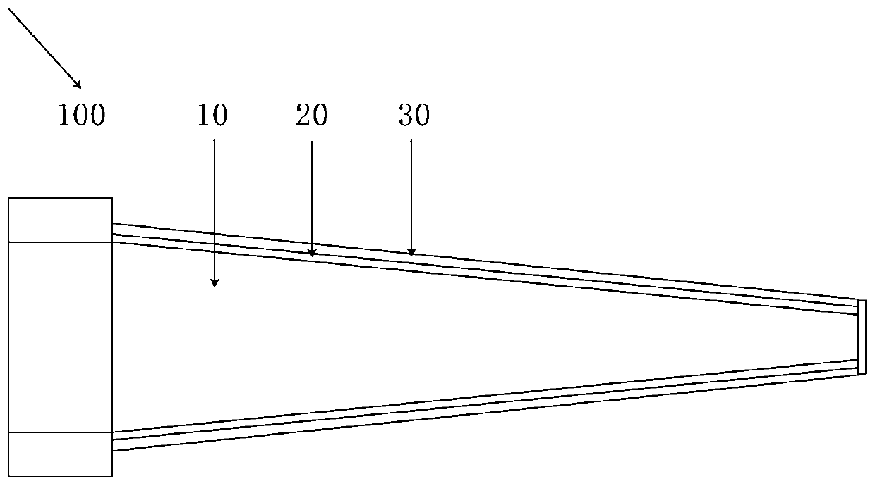 Optical fiber SPR sensing head