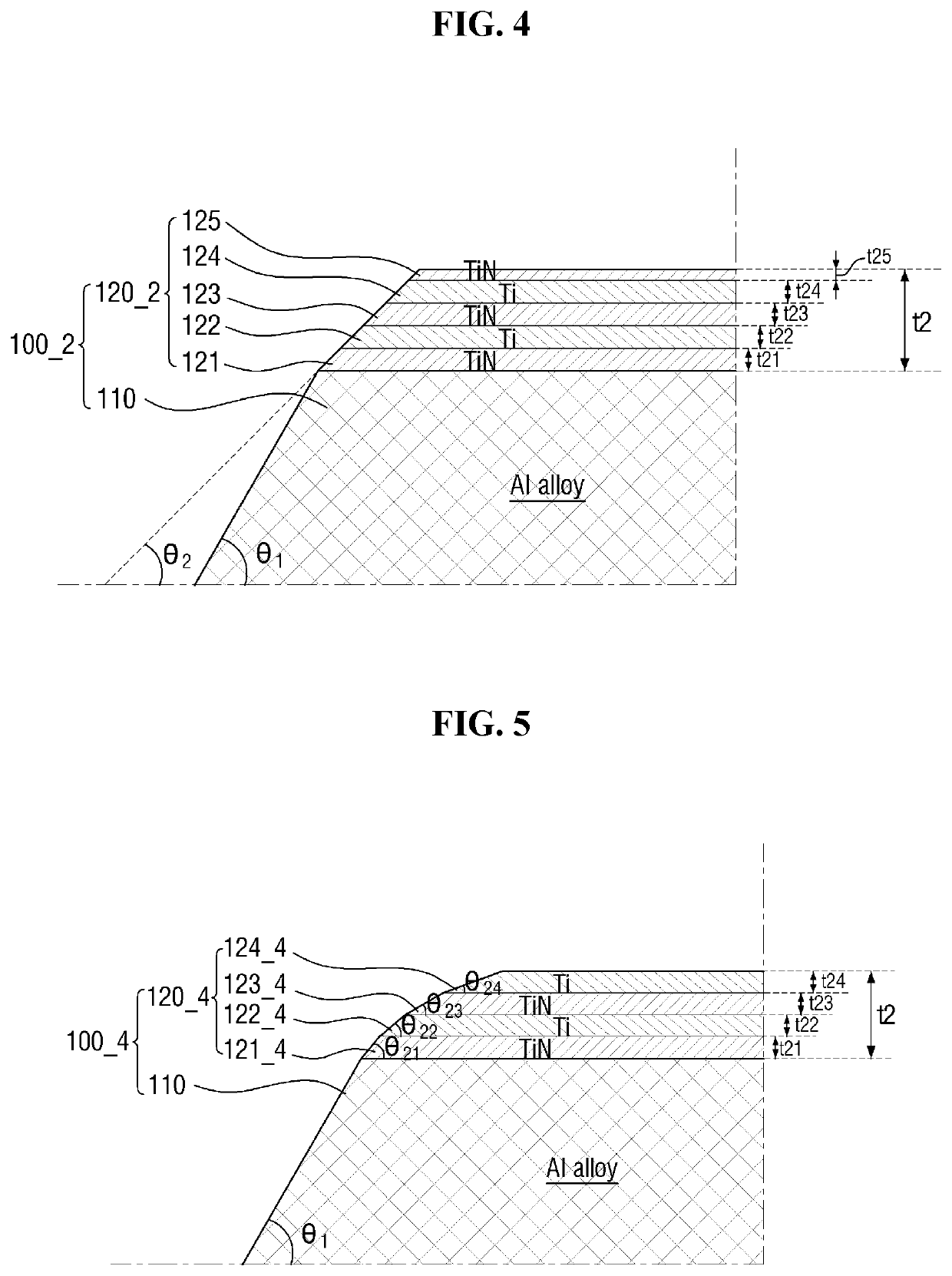 Conductive pattern with tapered angle, display device including the same, and method of manufacturing conductive pattern