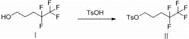 Synthetic method of fulvestrant side chain intermediate