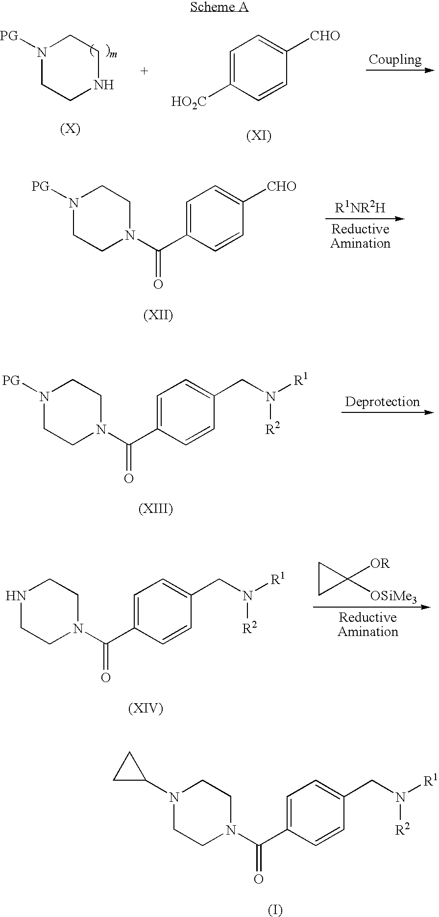 Cyclopropyl Amines as Modulators of the Histamine H3 Receptor