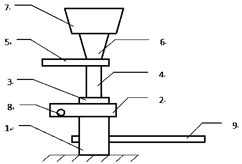 Material fluidization sending method