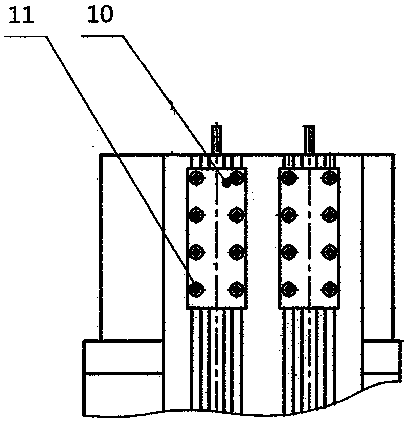 Segmented material change pool water gate for nuclear power plant and assembly method thereof