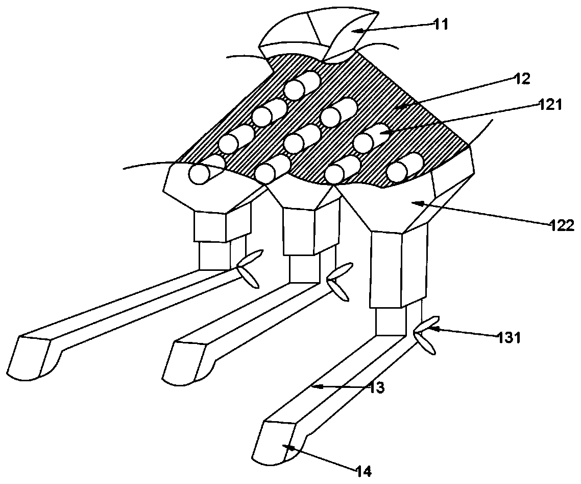 Infant limb coordination rehabilitation training device for hypointelligence