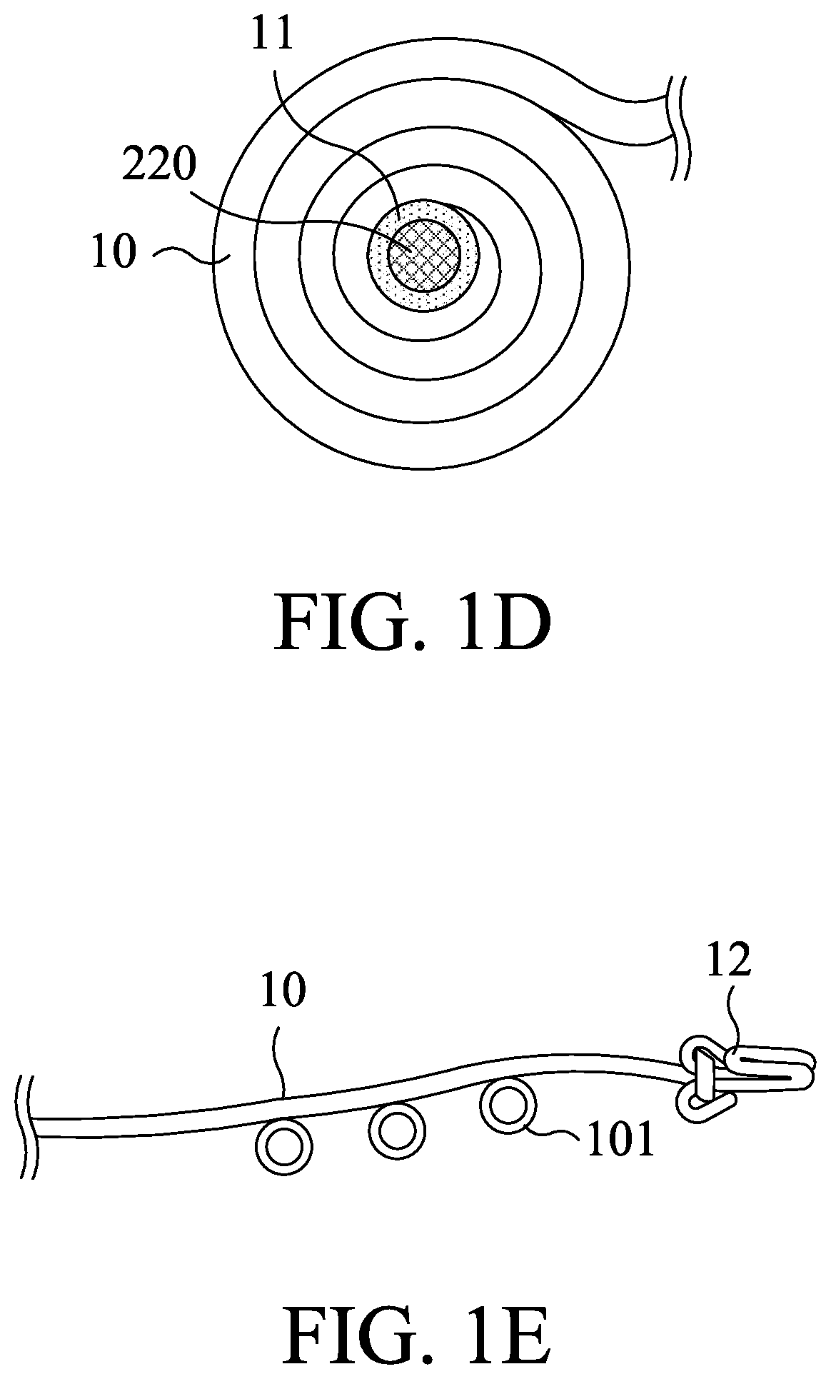 Adjustable linear hair tie