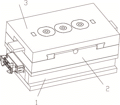 Mould for one-piece base