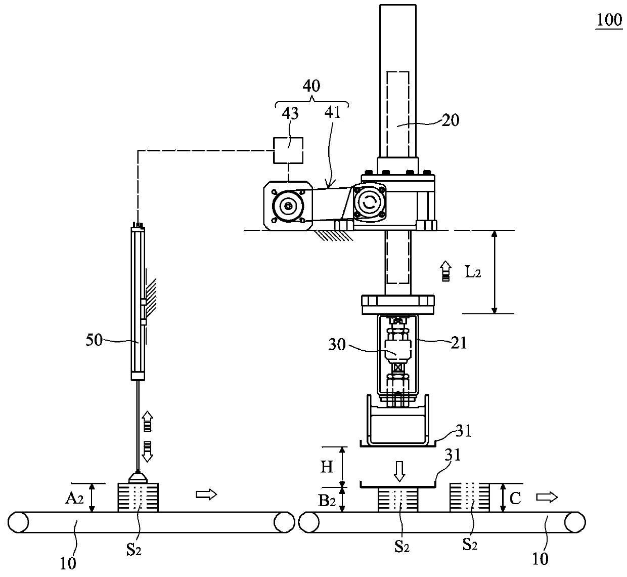 Paper sheet stacking height compressing mechanism and paper sheet stacking height control method for paper products