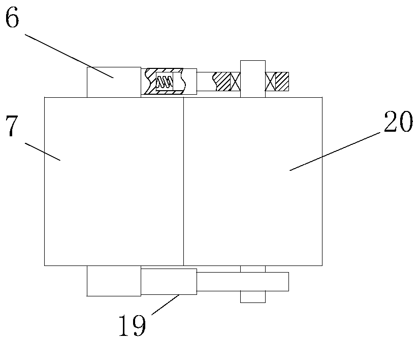 Cloth printing processing and discharging assembly line