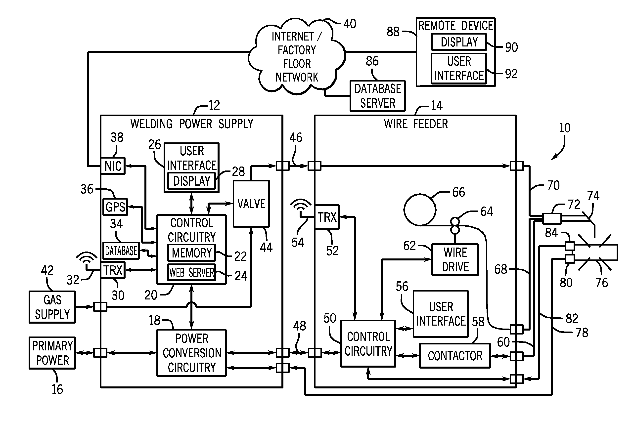 Systems and methods for adjusting multiple settings of a welding power supply