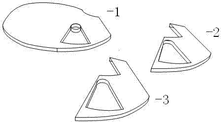 Middle-held table tennis bat with double circular holes