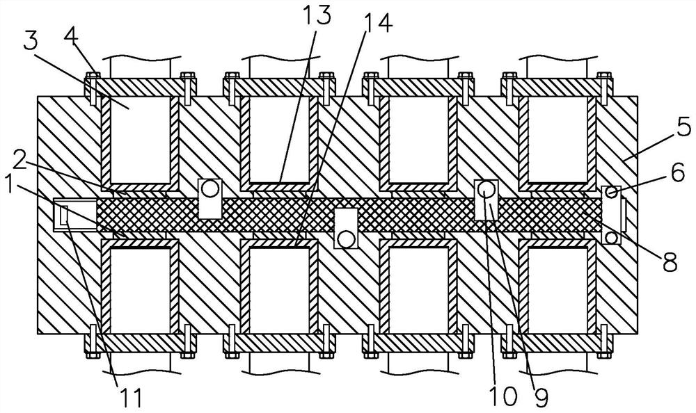 Assembled safety protection type terminal block