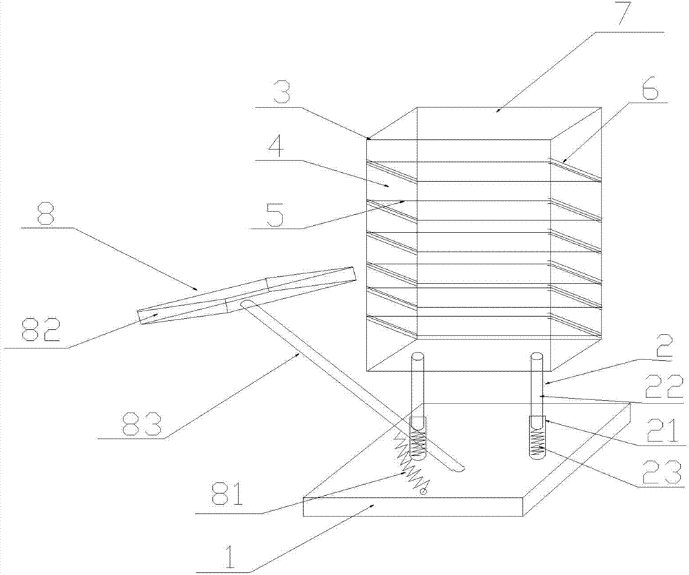 Paper accommodating device for printer