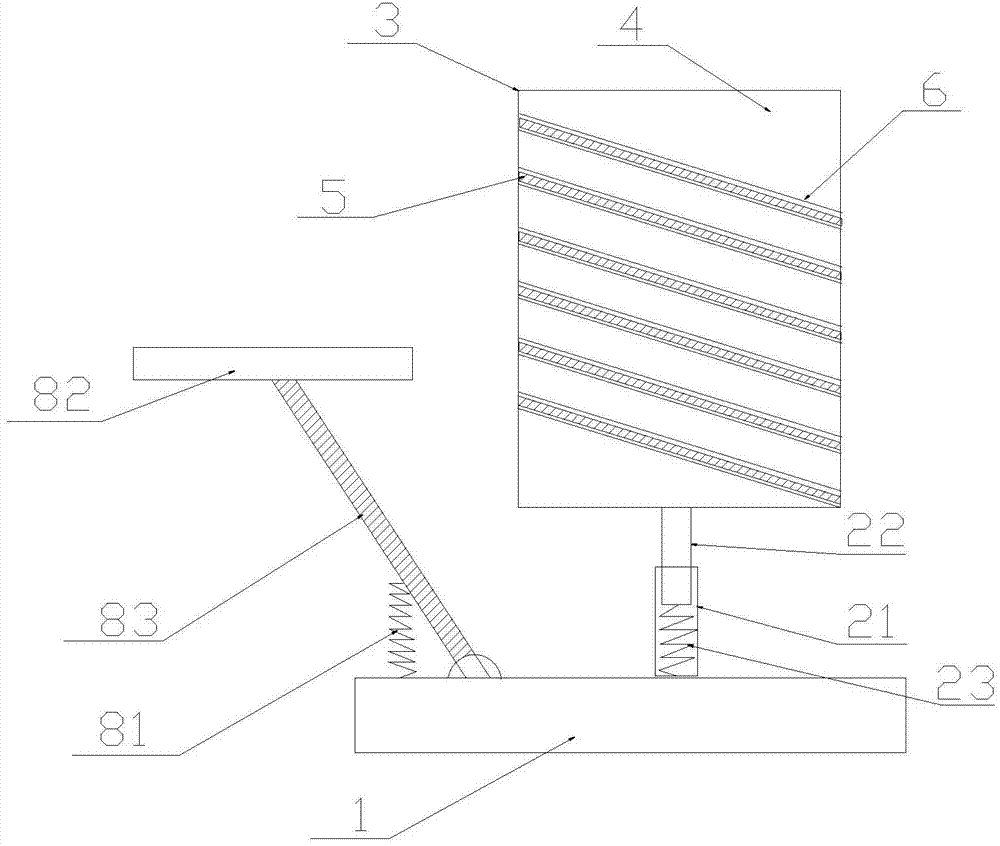 Paper accommodating device for printer