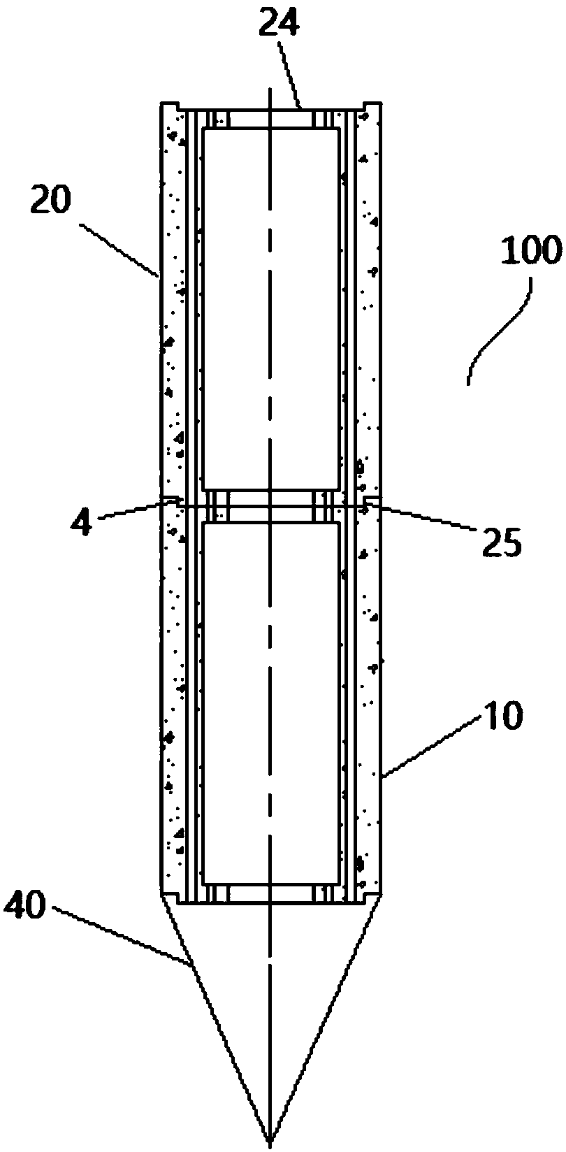 Mounting structure of wind generating set and mounting method of mounting structure