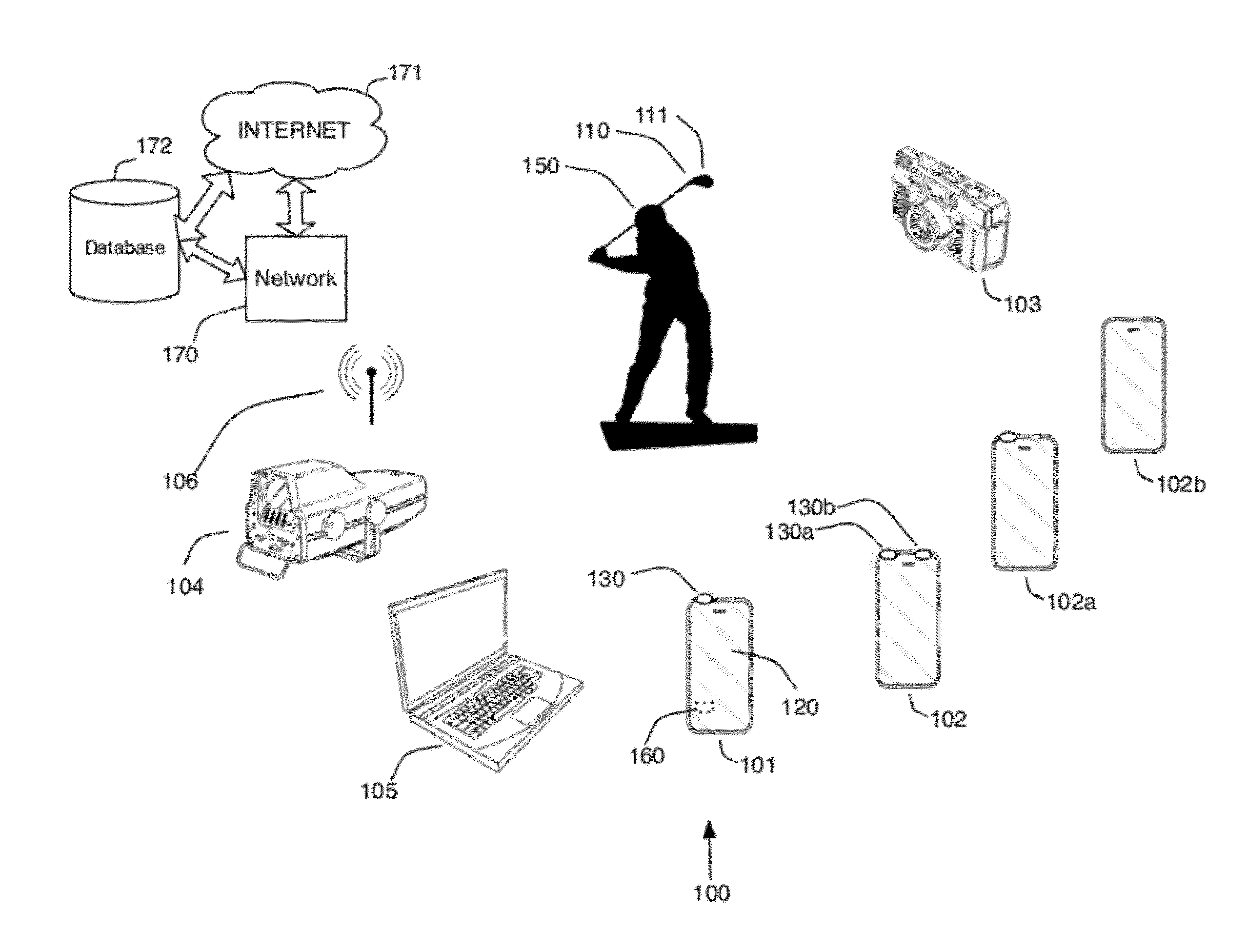 Portable wireless mobile device motion capture and analysis system and method
