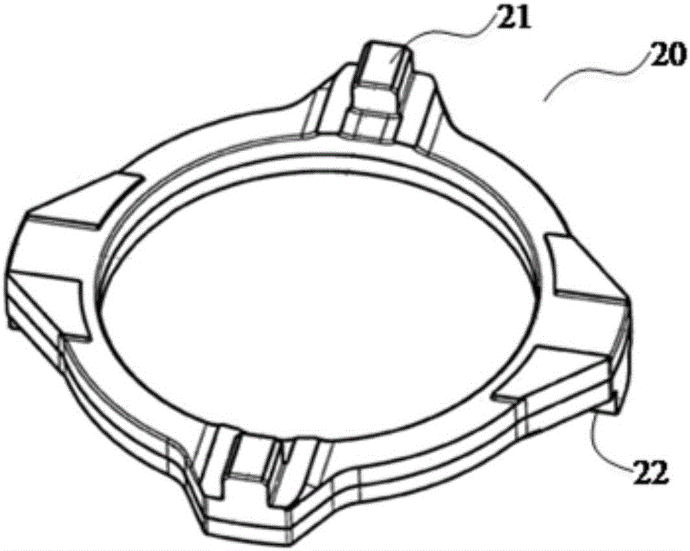 Main frame of scroll compressor and scroll compressor
