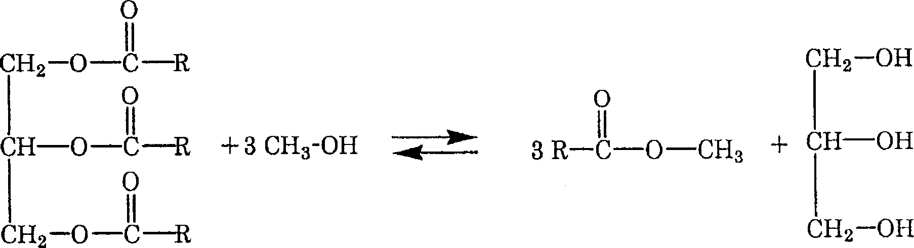 Method of production of fatty acid alkyl esters and/or glycerine and fatty acid alkyl ester-containing composition