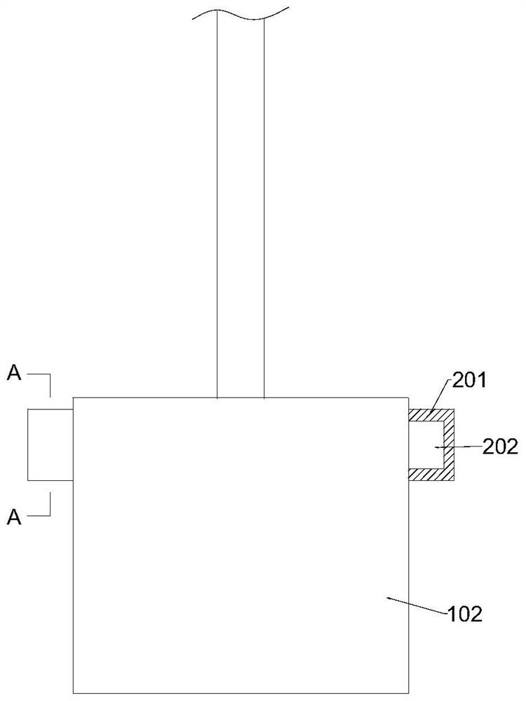 A saddle type microwave irradiator