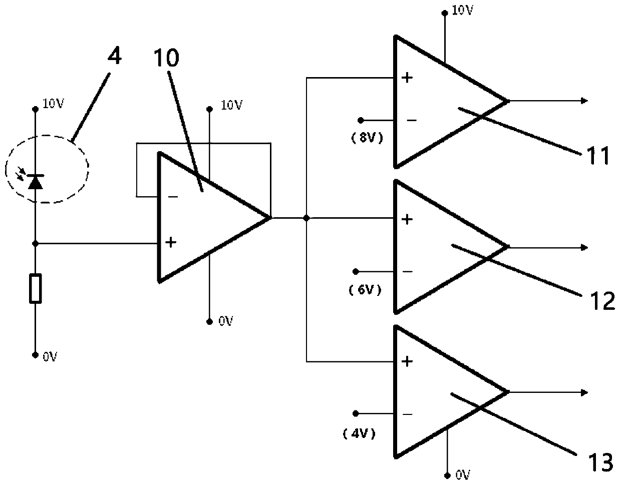 Photoelectric flow logging instrument