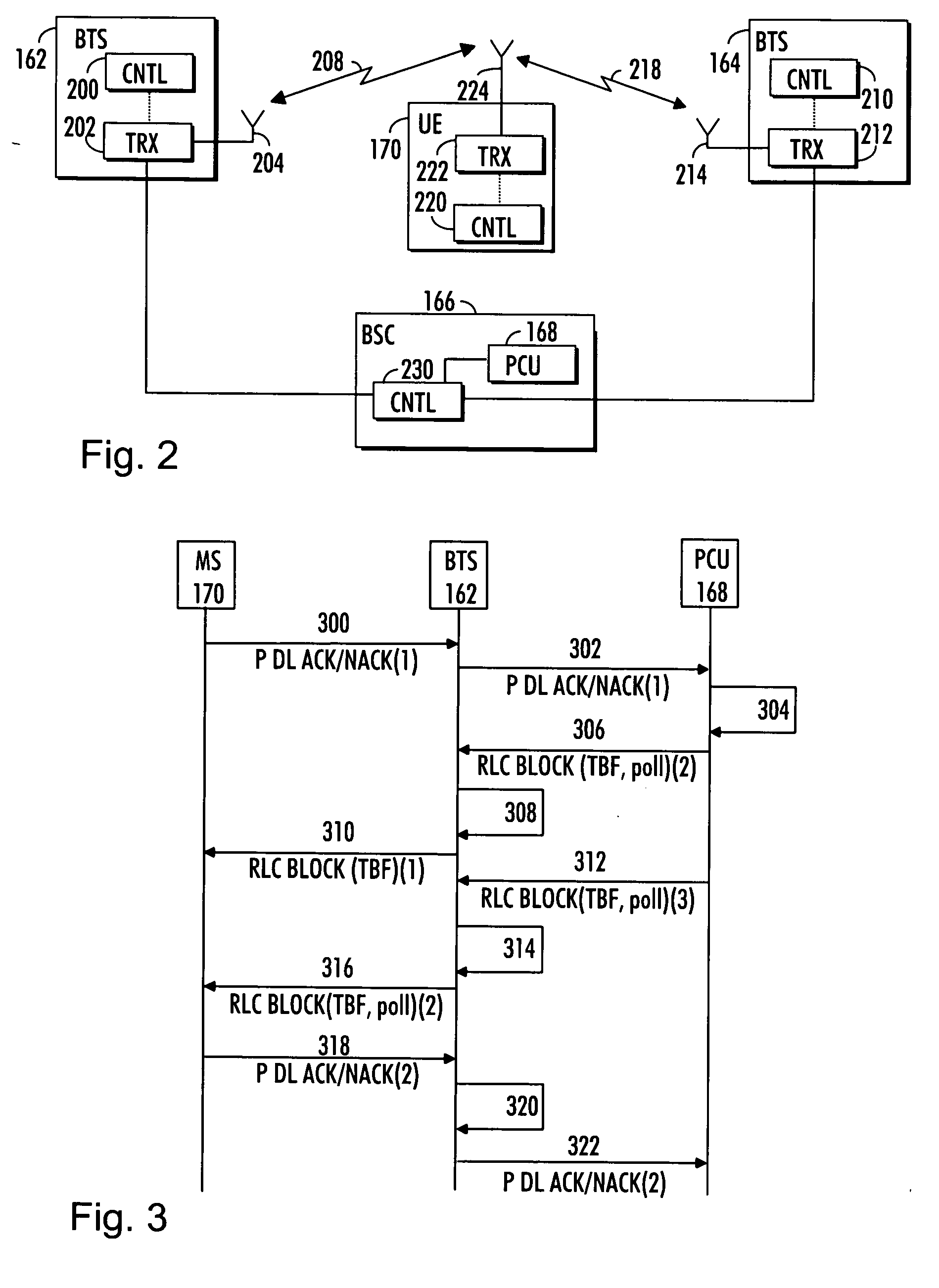 Method of controlling data transmission, radio system, packet control unit, and base station