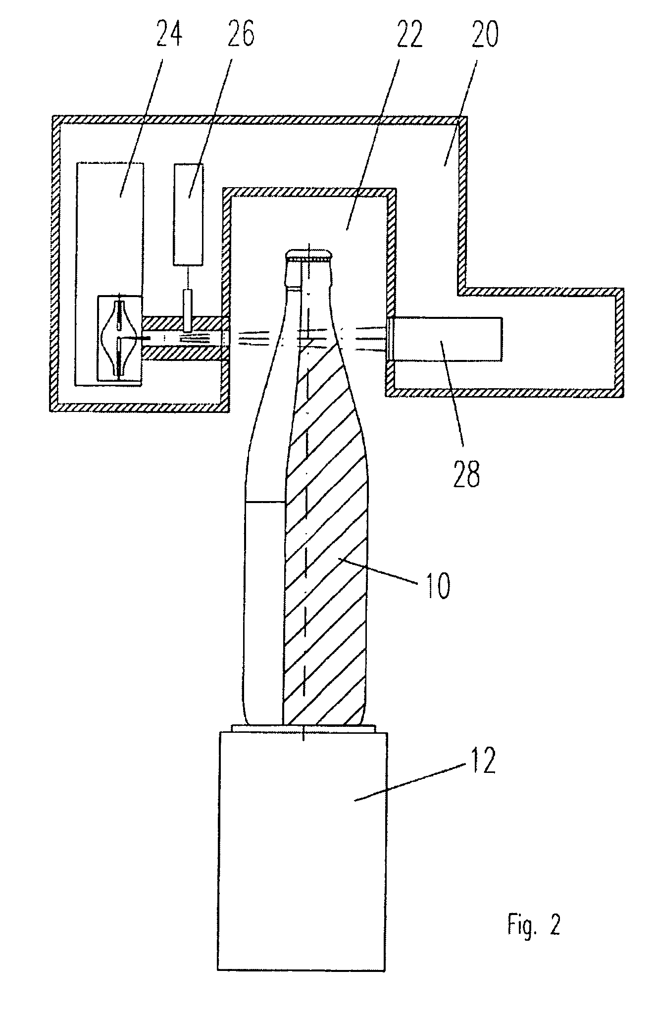 Method of establishing the integrity of a product located in a container