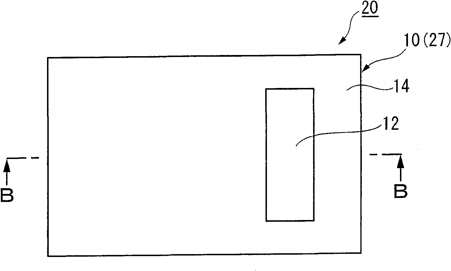 Window base material, card having module housed therein, and method for manufacturing card having module housed therein