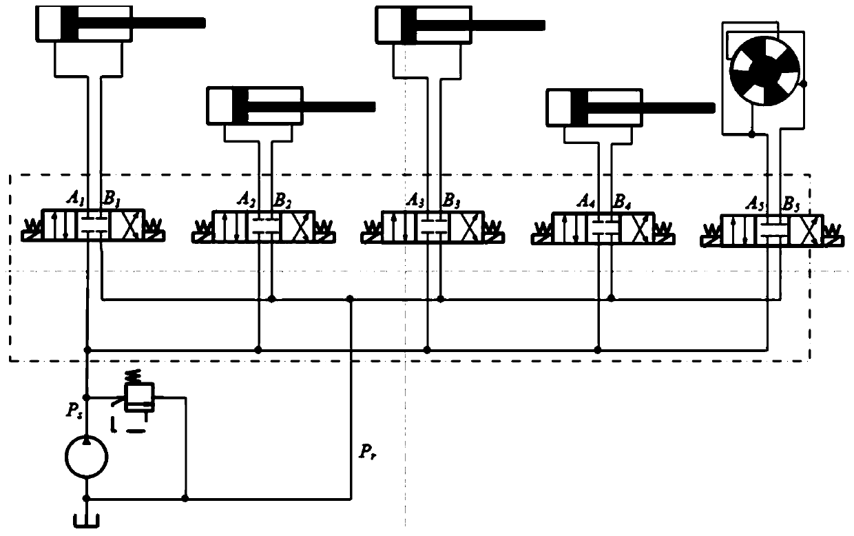 Multi-joint heavy-load hydraulic robot system and high-precision motion control method