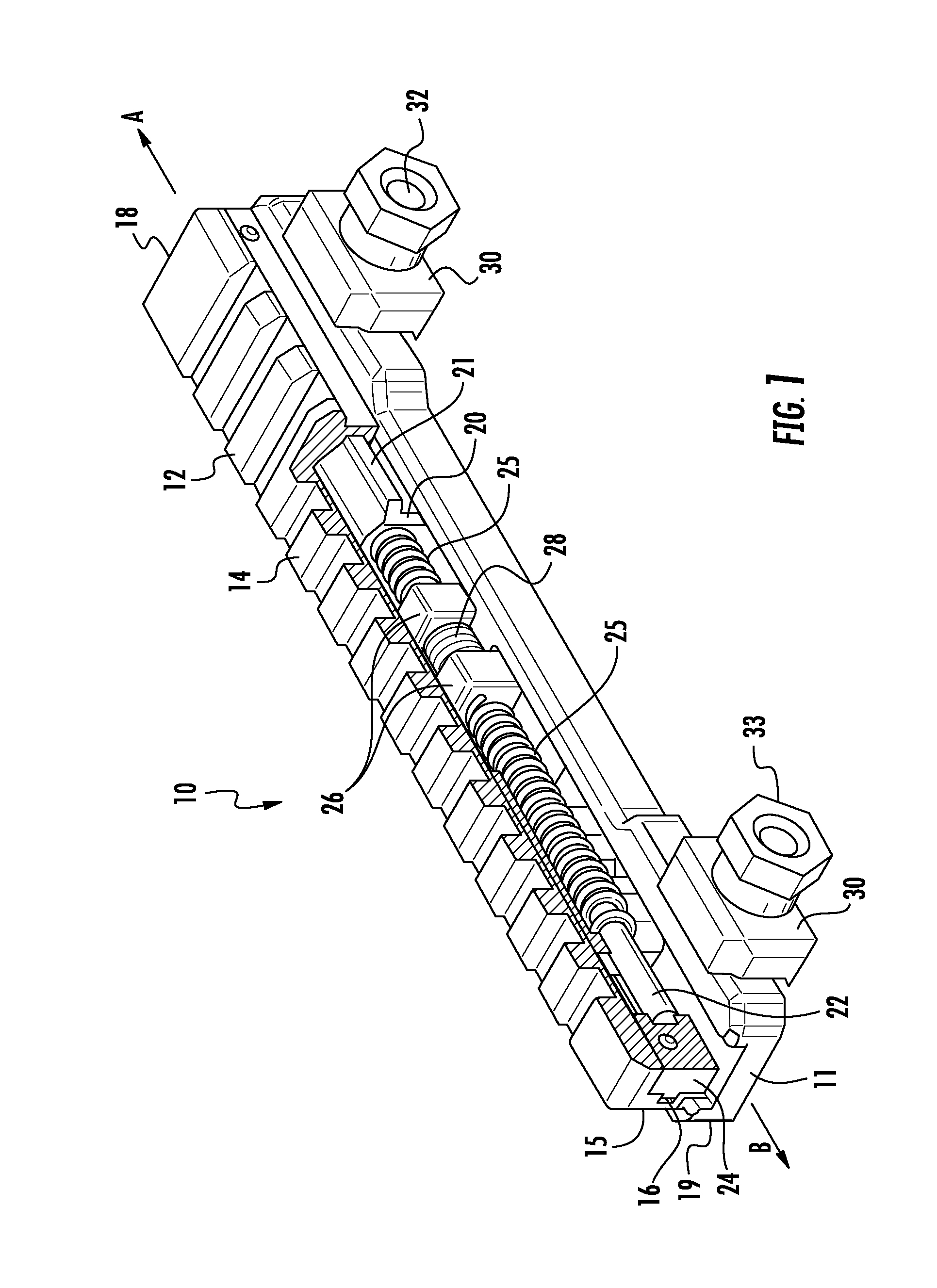Recoil force mitigating device for firearms