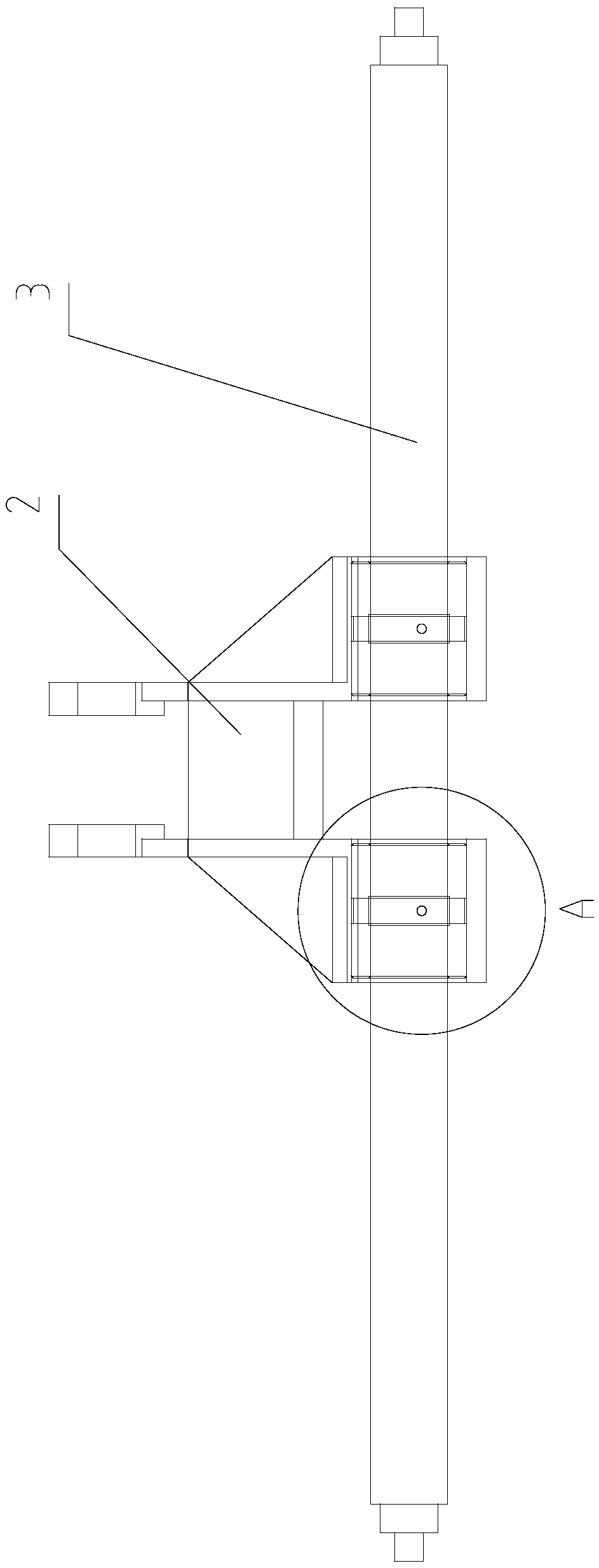 Support device used for roll forging machine tool