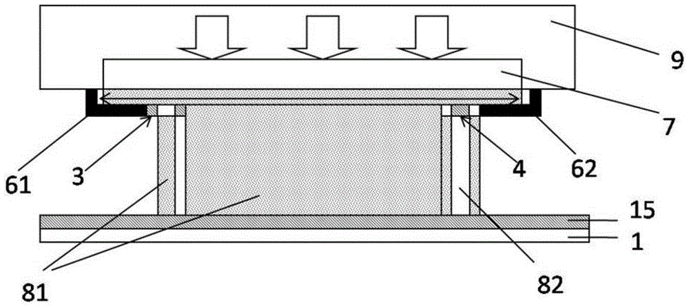 Device and method for preparing polycrystalline silicon thin film