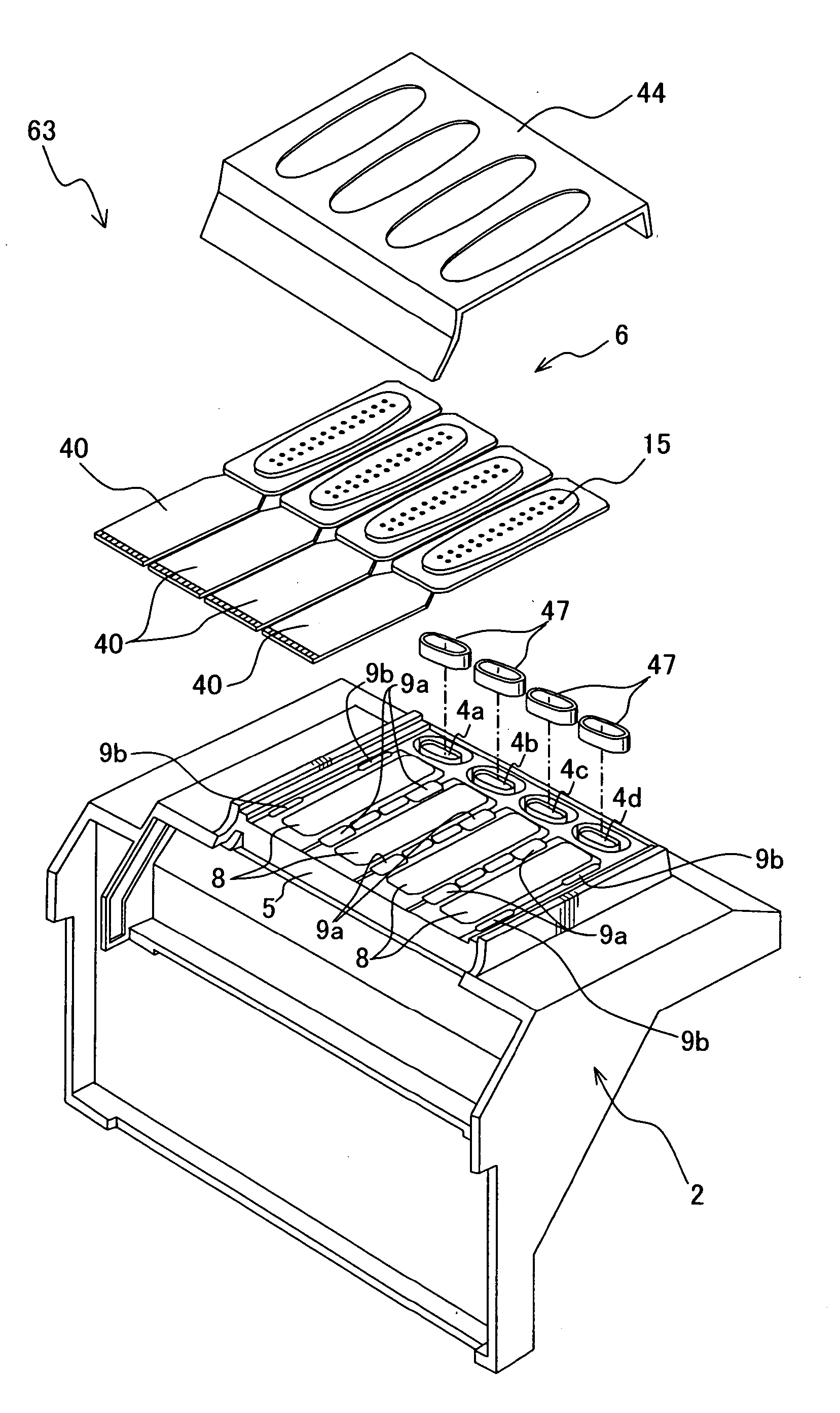 Method for selecting material forming ink channel in ink-jet recording apparatus