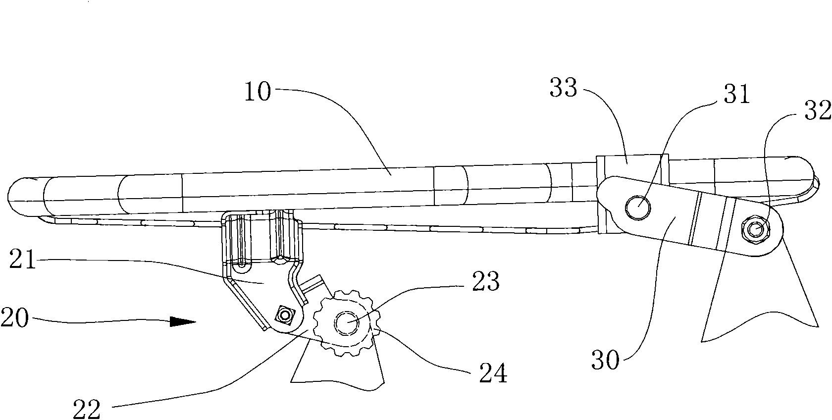 Automobile seat height-regulating device