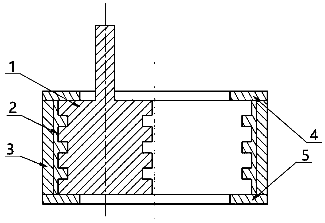 Enveloping rolling forming method for thin-wall high-rib cylindrical component