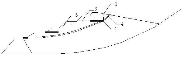 Network type seepage discharging device in transverse direction, longitudinal direction and vertical direction