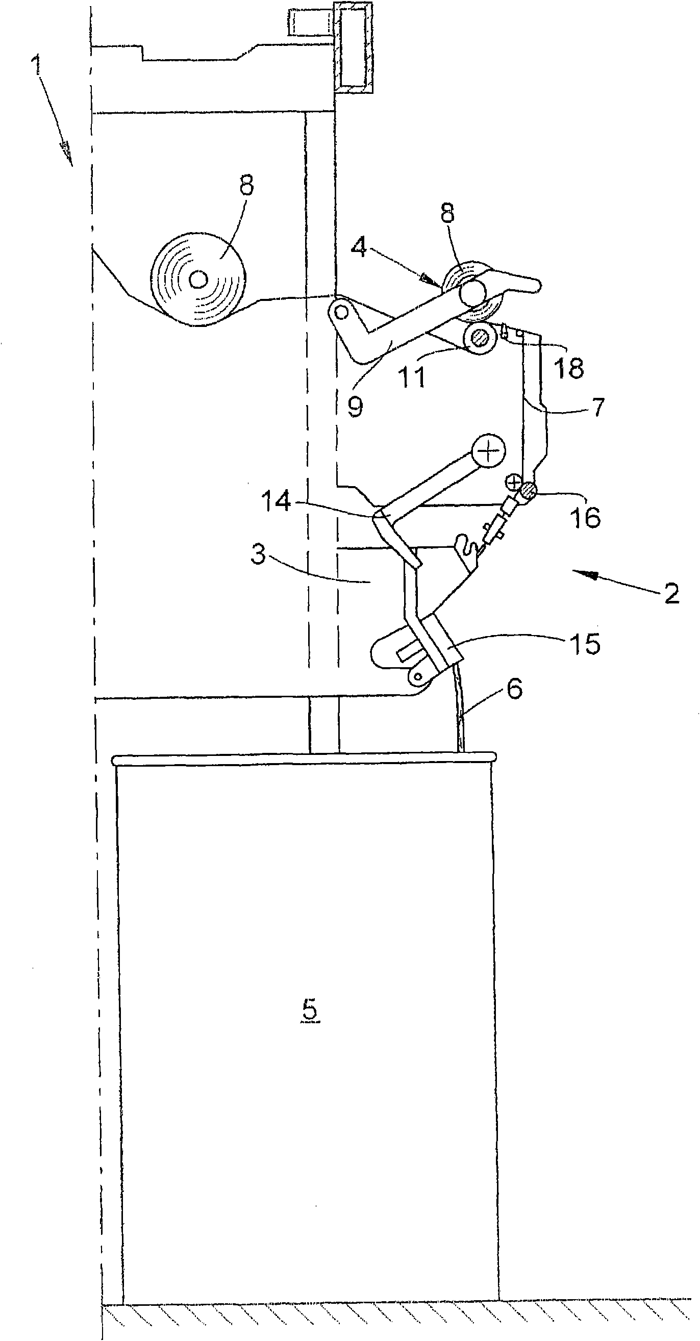 Workstation of open ended rotor spinning machine and method for operating workstation