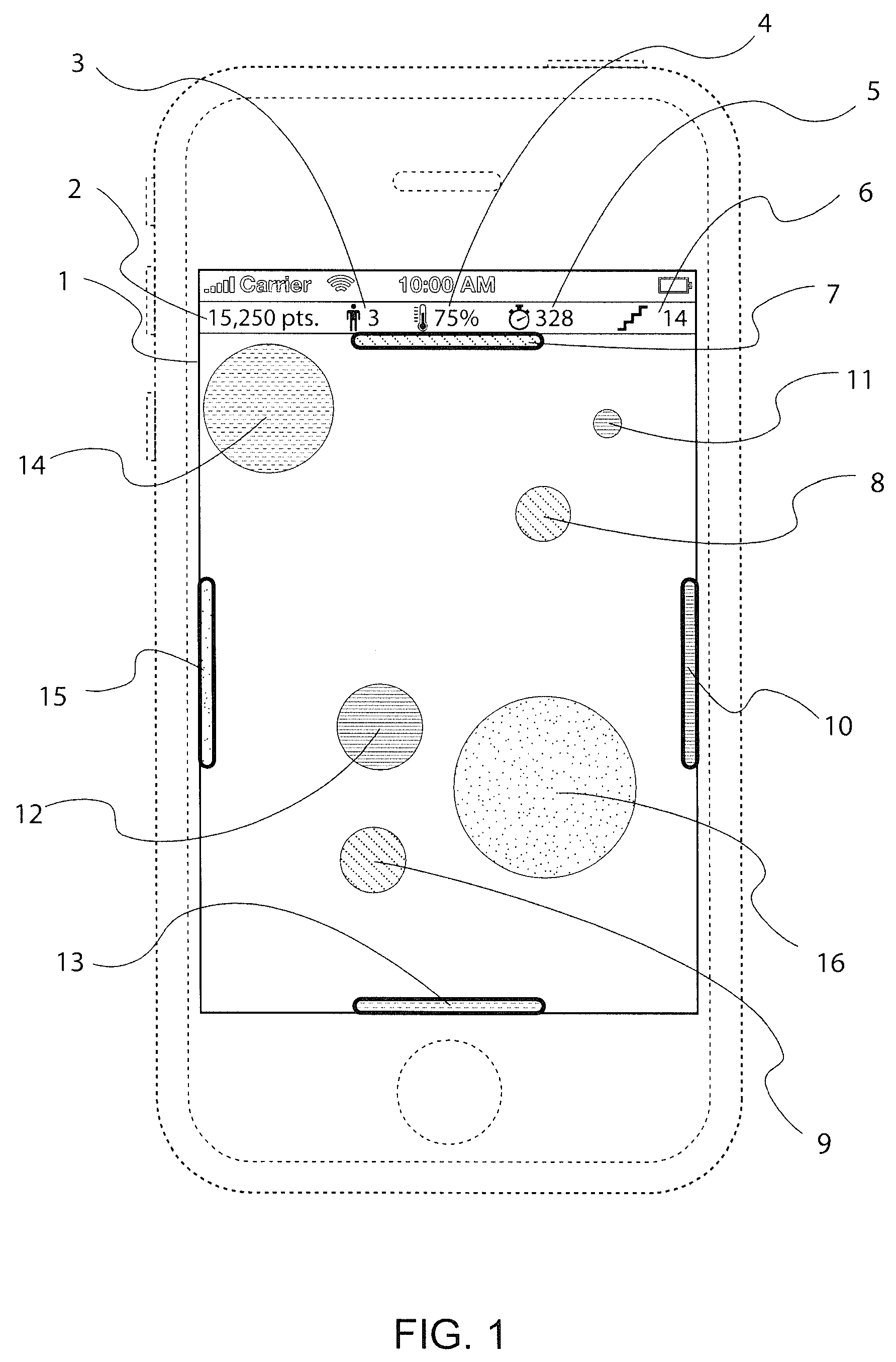 Electronic game and method