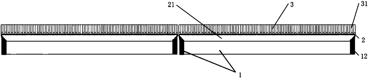 Optical frameless spliced display device