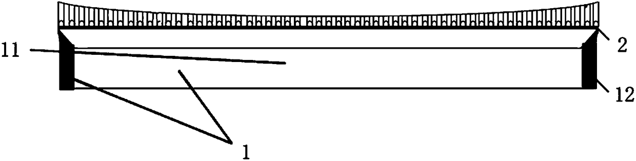 Optical frameless spliced display device