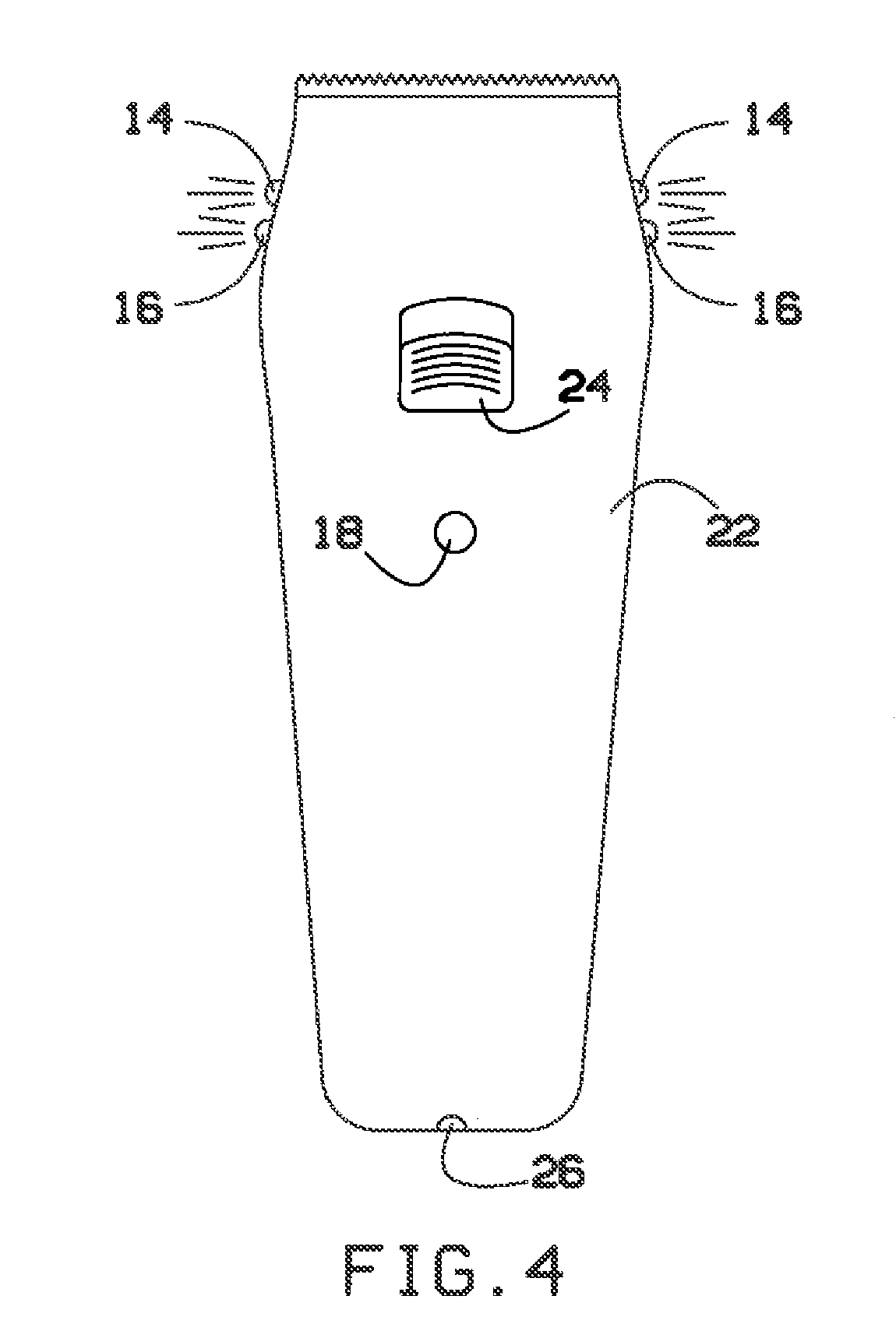 Grooming device with leveling indicators