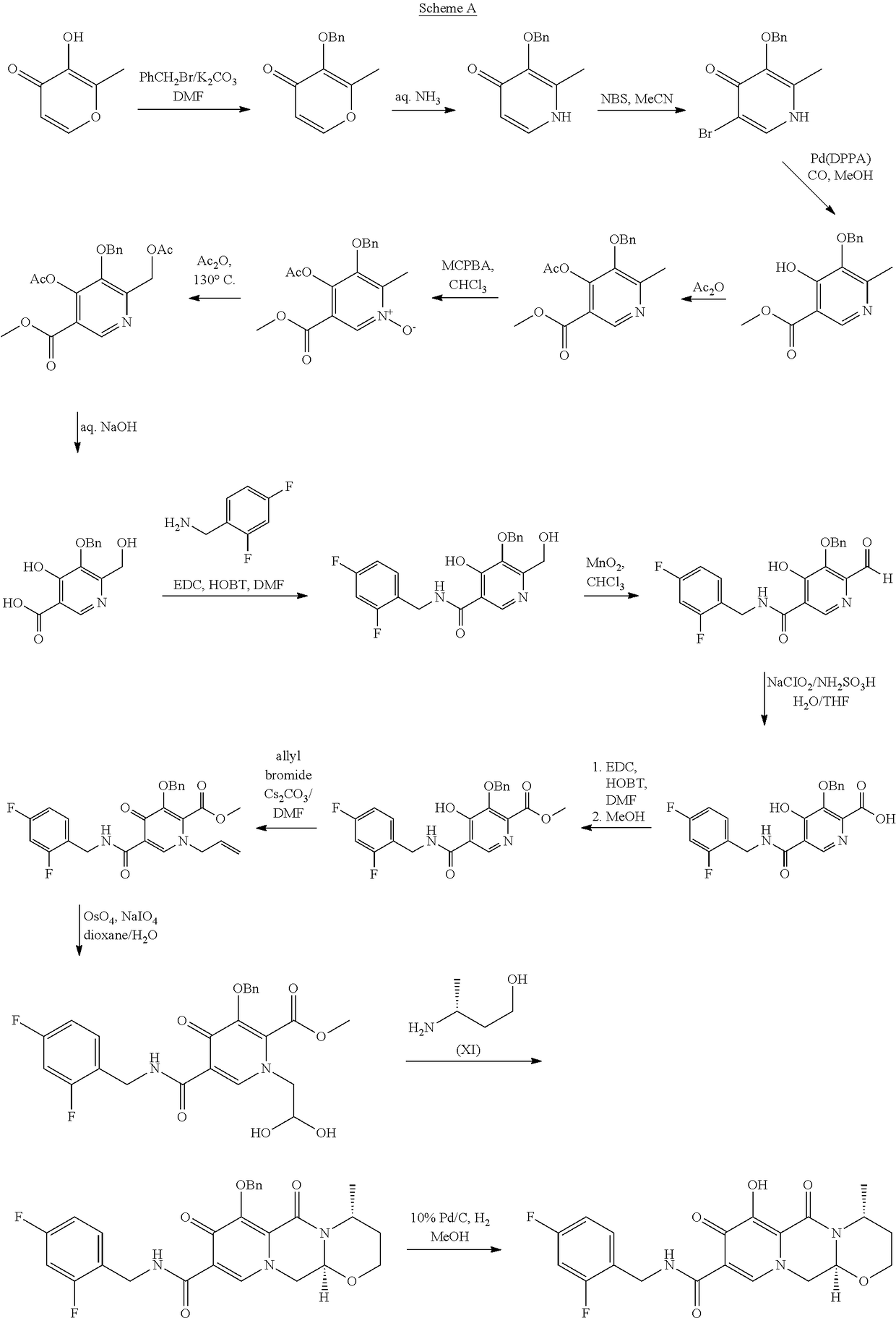 Processes for Preparing Dolutegravir and Cabotegravir and Analogues Thereof