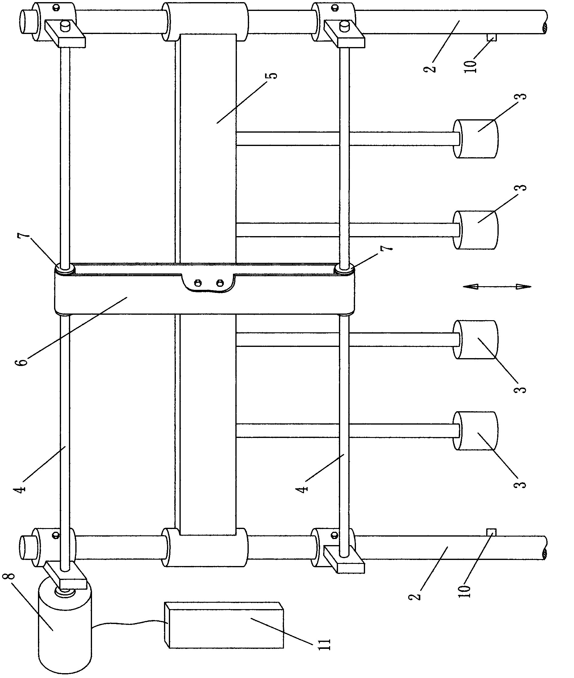 Pressing drive system of juicer for fruits and vegetables