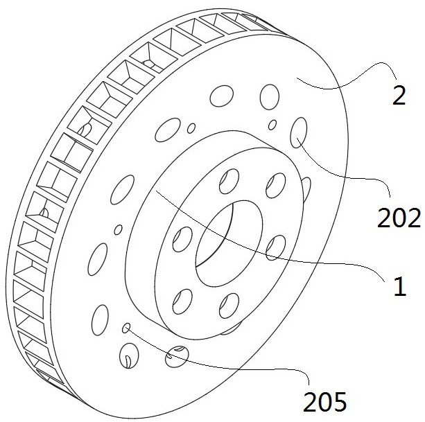 Anti-lock brake disc with heat pipe type air duct