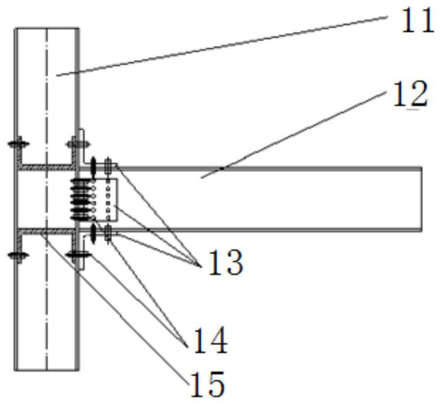 Aluminum alloy beam-column joints connected by channel steel reinforced ring groove rivets