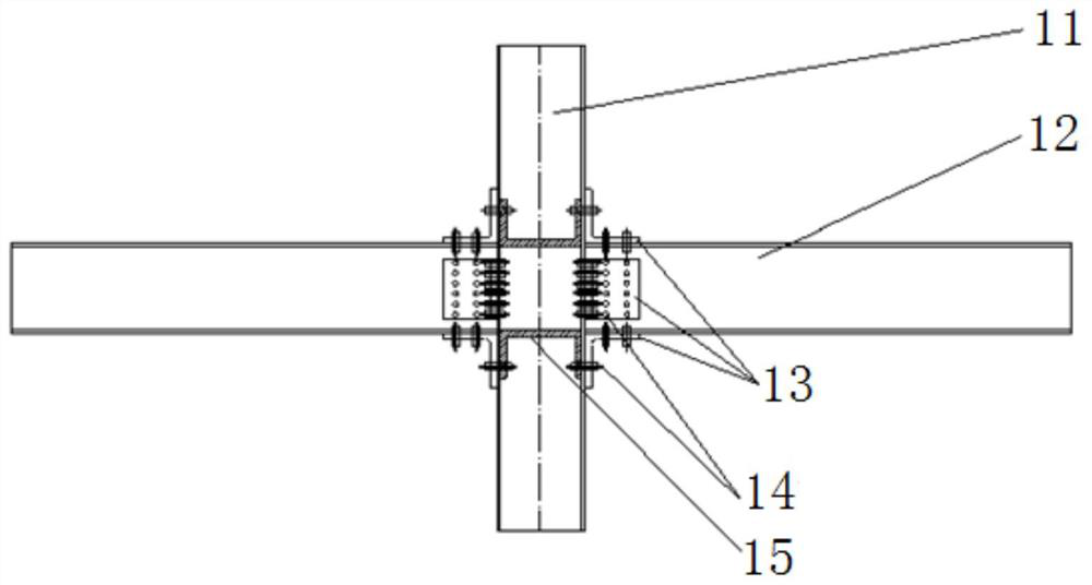 Aluminum alloy beam-column joints connected by channel steel reinforced ring groove rivets